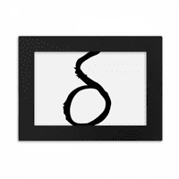 Grčka abeceda Delte Black Desktop Foto okvir ukrasi slikanje umjetnosti
