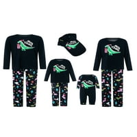 Canis Porodica koja odgovara Kids mama tata božićne pidžame PJS setovi Xmas Spaetwear Noćna odjeća