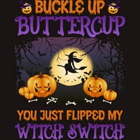 Zabavna Halloween Witch buck prevrnuo mi se moju vješticu mens charcoal heather siva grafički tee -
