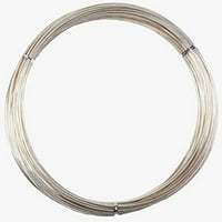 Mjerač, okrugla, napola tvrda, srebrna žica - FT - za nakit umjetnost od