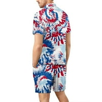 Dnevna majica Odeerbi Neodvidnost kratki set za muškarce Summer Odmor Outfits 3D Štampanje Ležerne prilike