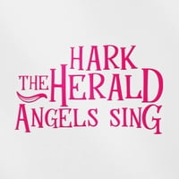 Prozirne naljepnice naljepnica Hark The Herald Angels sing Premium vodootporne vinilne naljepnice za