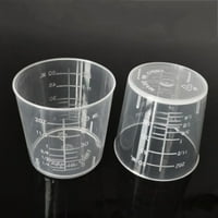 10 20 30ml Prozirna plastika Mjera za mjerenje šalice Dvostruke vage Cup spremnik