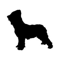 Briard naljepnica naljepnica Die Cut - samoljepljivi vinil - Vremenska zaštitna - izrađena u SAD - Mnogo boja i veličina - pasji pas
