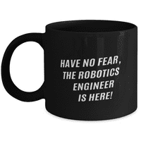 Smiješne robotike inženjer šalice kafe - robotika inženjer kafe kup - 11oz crni