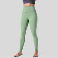 Frehsky joga hlače Sportske fitness hlače Ženske uska breskva joga hlače Istepene hlače zeleno