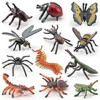 Fule plastične realne greške insekti figure Edukativni model životinja za djecu