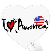 Ljubav Amerika Svjetska zastava Heart Heart Mousepad gumeni mat igra