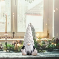 Wmkox8yiii božićni ukrasi bezlični lutka ukrasi lutka Nordijski šumski starac, pogodan za božićne poklone,