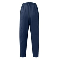 Hanas muške hlače tanka pričvršćivanje na otvorenom labavi pant personalizirani sve sezonske hlače mornarice, 4xl