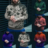 Muški pulover duksevi s kapuljačom dugih rukava Activewear Trke C 2XL