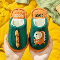 Ketyyh-Chn Toddler papuče slatka topla plišana udobna zimska cipele ZELENA, 32