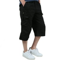 Dqueduo teretni pantalone za muškarce plus veličine pamučne multi-džepne komičene opterećene komore