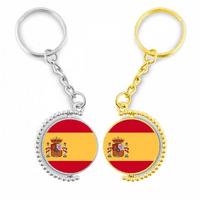 Španjolska Nacionalna zastava Europa Rotirajuća rotirajuća ključa za ključeve prstena za ključeve