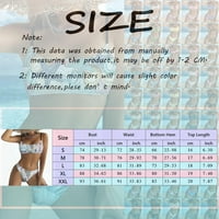 Ženski kupaći kostimi Casual Hixine Bikini Crop Top Dva odijela za kupaći kostim Plus veličina