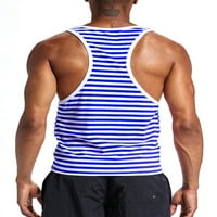 Muškarci Donježnije domaće rublje vrhovi trake prozračne rastezmerne tanke fit tenk na vrhu mišićnih