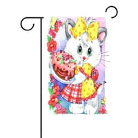 Popcreation Funny Cat Kitten Garden Zastava Ð¡Ö ÷ ìÂ na otvorenom zastava