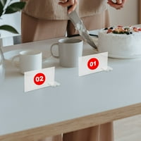 Akrilni držač za tablicu za vjenčanje znakovi za vjenčanje KARTICE BLANK broj zaslon za sjedenje BESPLATS MENU MENU CLEAR STAND