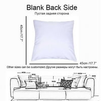 Sažetak ručno oslikano jastučnica Geometrijski šareni uzorak Custun Cover Dnevni boravak Sofa pozadina