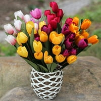 CDAR Artifični tulip živopisan pravi dodir osjećaj boje umjetni tulip cvijeće za umjetni tulipan za