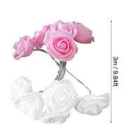 Lovehome Rose cvjetni žici LED svjetla -Faidina vjenčani zabava Dekoracija zaljubljenih Valentinovo