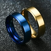 Eastshop širok muškarci protiv hrđeh prstena od nehrđajućeg čelika Jednostavan izvrstan prsten za angažman