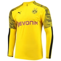 Borussia Dortmund Puma Drycell Quarter-Zip Jakna za pulover - žuta
