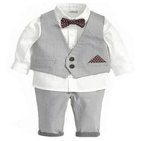 Stylesilove Little Boy 4-komadni šik tuxedo odijelo