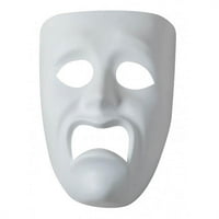 Kreativnost ulica plastična maska ​​tužno lice - svaki