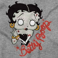 Betty Boop zombi crtani skelet za žene Crewneck dukserice Brisco brendovi 4x