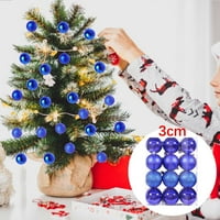 Jikolililili Christmas Ornament Privjesak za zabavu Oprema Oblikovanje stabla Viseća plastične lopte
