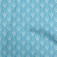 Onuone baršunaste plave tkanine Toile Quilting pribor Ispiši šivanje tkanine sa dvorištem