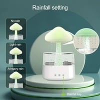 Walbest Rainski oblak Humidifier & Difuser sa kolornim promjenama noćnih svjetilica Zvukovi kiše Načini