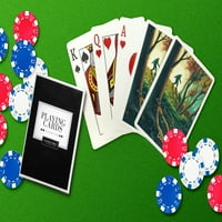 Durango, Kolorado, Wanderer, Bigfoot u šumi, The Releter Press, Premium igraće kartice, Paluba za karticu