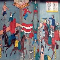 Cirkus u Jokohama Poster Print Yoshikazu