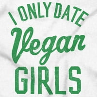 Datum Veganske djevojke smiješno vegetarijanska teretana Ženska majica Dame Tee Brisco brendovi 2x