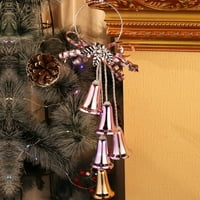 Božićna zvona za ukrašavanje raznovrsnih boja Xmas Jingle zvona sa lukom ukrasnim visećim ukrasima I