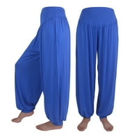 Tummy Control gamaši sa džepovima Plesne pamučne elastične sportske hlače Yoga Ležerne prilike Soft