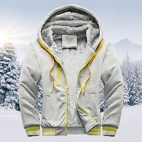 Zimske jakne za muškarce vruća rasprodaja stakla muns hoodie zimski topli villus patentni patentni džemper
