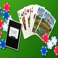 Paonia, Kolorado, Odredišni putokaz, Press Lantern, premium igraće kartice, paluba za karticu s jokerima, Sjedinjene Američke Države