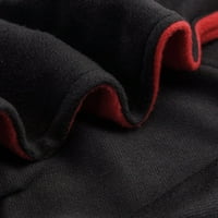 PXiakgy Bluze za žene Muška zima produžena plišana šal za ogrtač Početna odjeća s dugim rukavima ogrtač Crvena + SAD: 32