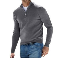 Ženska klirens odjeće, muški vuneni džemper spajaju se ovratnik čvrste dugih rukava pletenih pulovera