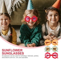 3pairs toddler sunčane naočale djevojka suncokret sunčane naočale za djecu za suncokret