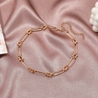 Ogrlica od ogrlice u obliku nakita debela lanac ogrlica Clavicle Retro hop Ženski dodatak