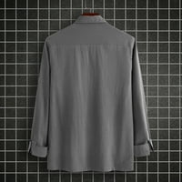 AUFMER jesen i zimska odjeća zimska čišćenje jakna kaput muško čvrstog gumba Pocket LEAL majica s dugim