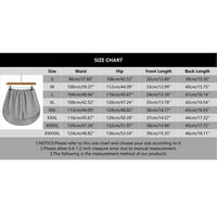 Advoicd Jean suknja Ženska ljetna boemska boemska čvrsta boja čipke TRIM Flowy Line Beach Long Maxi