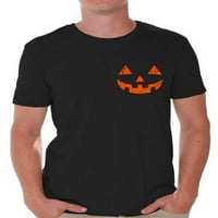 Newkward Styles Halloween Jack O'Lantern Pumpkin košulja za muškarce Pumpkin lica majica blesava Halloween