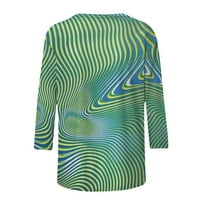 Žene tunika T majica Tees Ljetni modni trendi odjeća Crew majice od majica pamuk i labavo labavo bluza