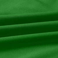 Puntoco plus Veličina veličine Ženski ljetni kratki rukav Sumpder Solid kombinezon Green 8