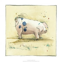 Penelope svinja Kate Philp Poster Print